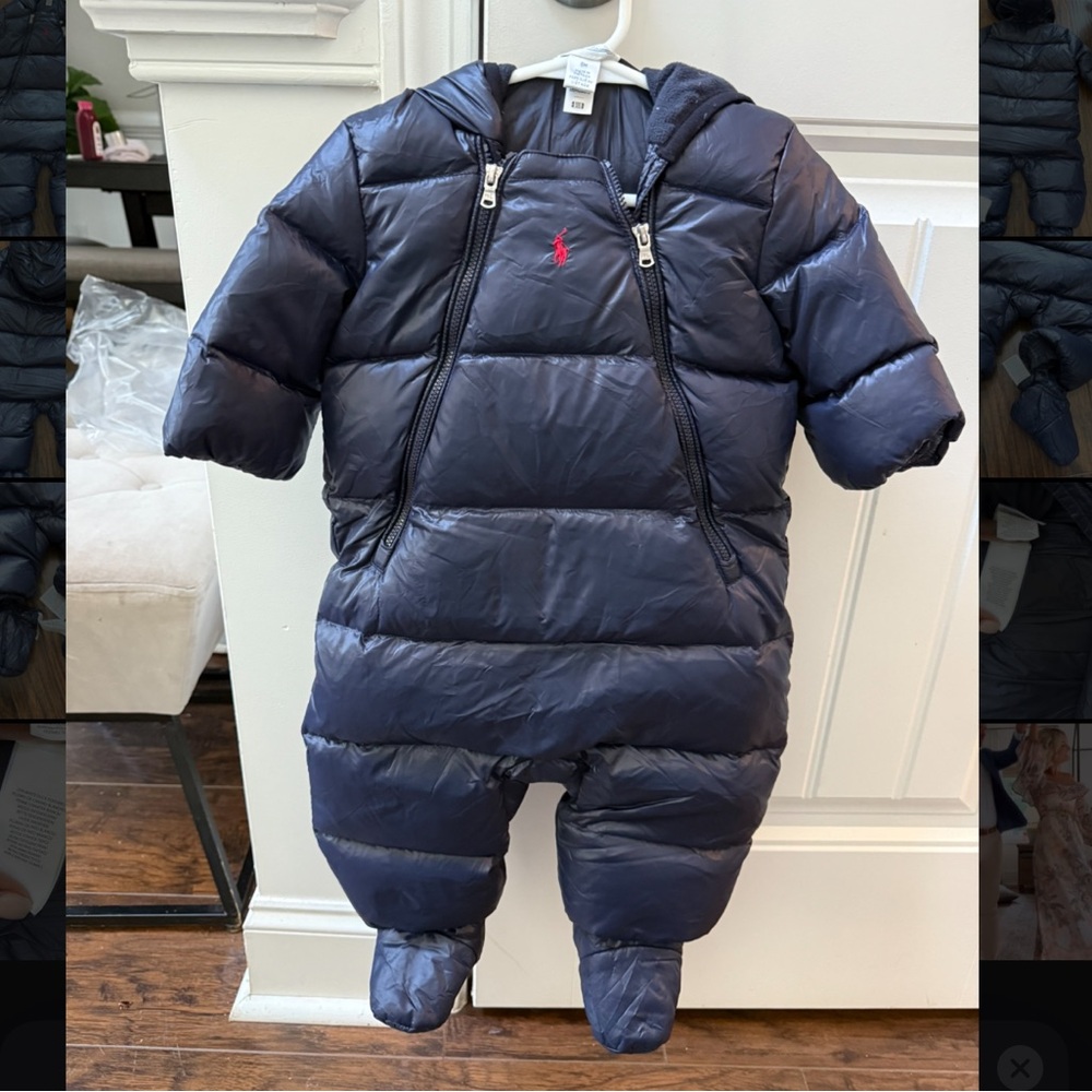 Ralph Lauren Duck Feathered Puffer Bunting suit